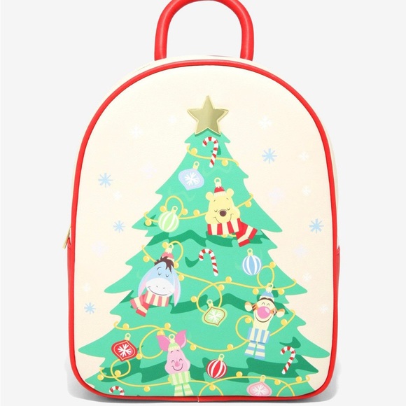 Her Universe Disney Winnie The Pooh Christmas Ornament Mini Backpack/card holder - Picture 5 of 8